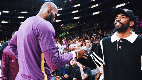 NBA Trending Image: إذا هبط ليكرز على كيري إيرفينغ ، فهل سيؤجل ليبرون جيمس التقاعد؟
